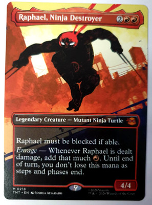 Raphael, Ninja Destroyer - Borderless Mythic - MTG Teenage Mutant Ninja Turtles