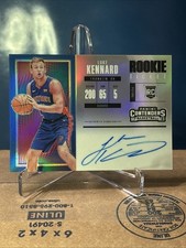 2017-18 Panini Contenders Luke Kennard RC Premium Rookie Ticket Auto RC On Card. rookie card picture