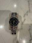 MICHAEL KORS MK6089 CHANNING SILVER PAVE CRYSTALS WATCH W Box — photo 1