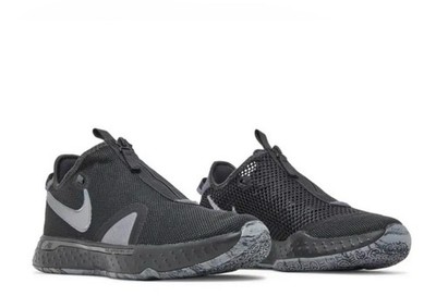 Size 7- Nike PG 4 Black Metallic Dark Gray 2020 CD5079-005 *Refurbished by Nike*