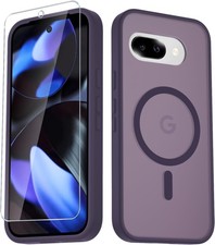 Phone Cover for Google Pixel 9a Case with 1 Screen Protector with MagSafe