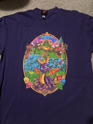 Spyro The Dragon Video Game Shirt Size XL PlayStation