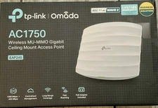 TP-Link EAP245 AC1750 Wireless MU-MIMO Gigabit Ceiling Mount Access Point