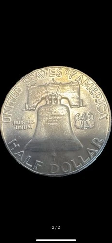 1963 Franklin Half Dollar AU 90% Silver