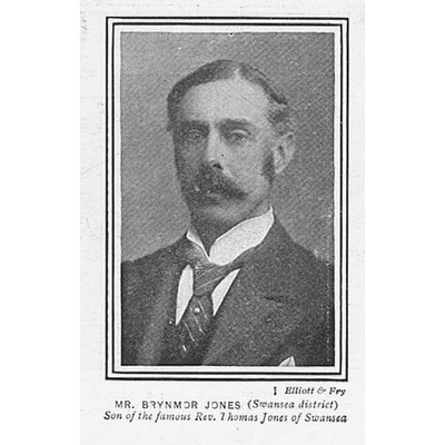 Mr Brynmore Jones Abgeordneter für Swansea District - antiker Druck 1900