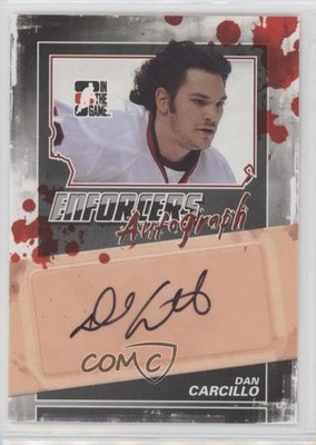 2011-12 ITG Enforcers Daniel Carcillo Dan carcillo #A-DC Auto k4s