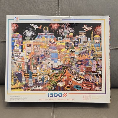 Puzzle 1500 Pieces Vegas City Lights Ceaco Roxy Sharie Hatchett Bohlmann Sealed