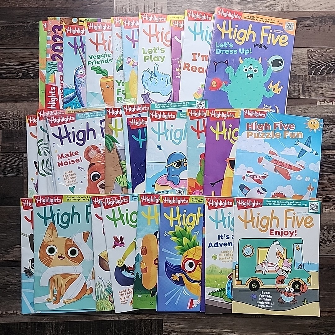 Highlights & High Five Magazine Lot of 30 Childrens Educational Puzzles 2022-25