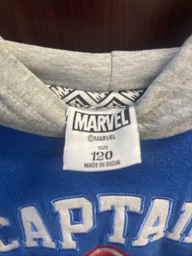 Marvel Captain America Kids Hoody Sweatshirt - Picture 2 of 3