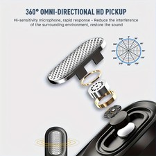 Brand New Vlogging Wireless Lavalier Microphone for Android iPhone Video Capture