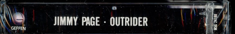 Jimmy Page Outrider Cassette SEALED w/ Hype Sticker 1988 Geffen M5G 24188 - Image 3 of 3