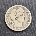 1910-P Barber Quarter Philadelphia 90% Silver Coin