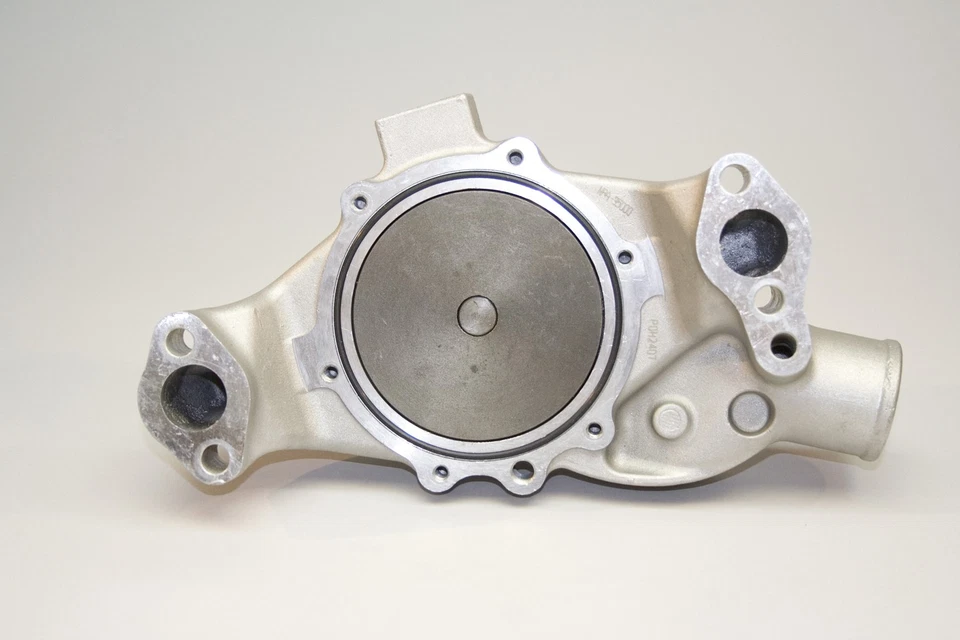 Bomba de agua mecánica de aluminio PRW de alto rendimiento Bloque a cubo estilo corto 5,625 pulgadas Foto 2 de 4