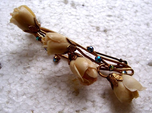 Cinque barrette per capelli vintage di qualità metà-fine XX secolo NO TASSE DI IMPORTAZIONE USA - Foto 10 di 24