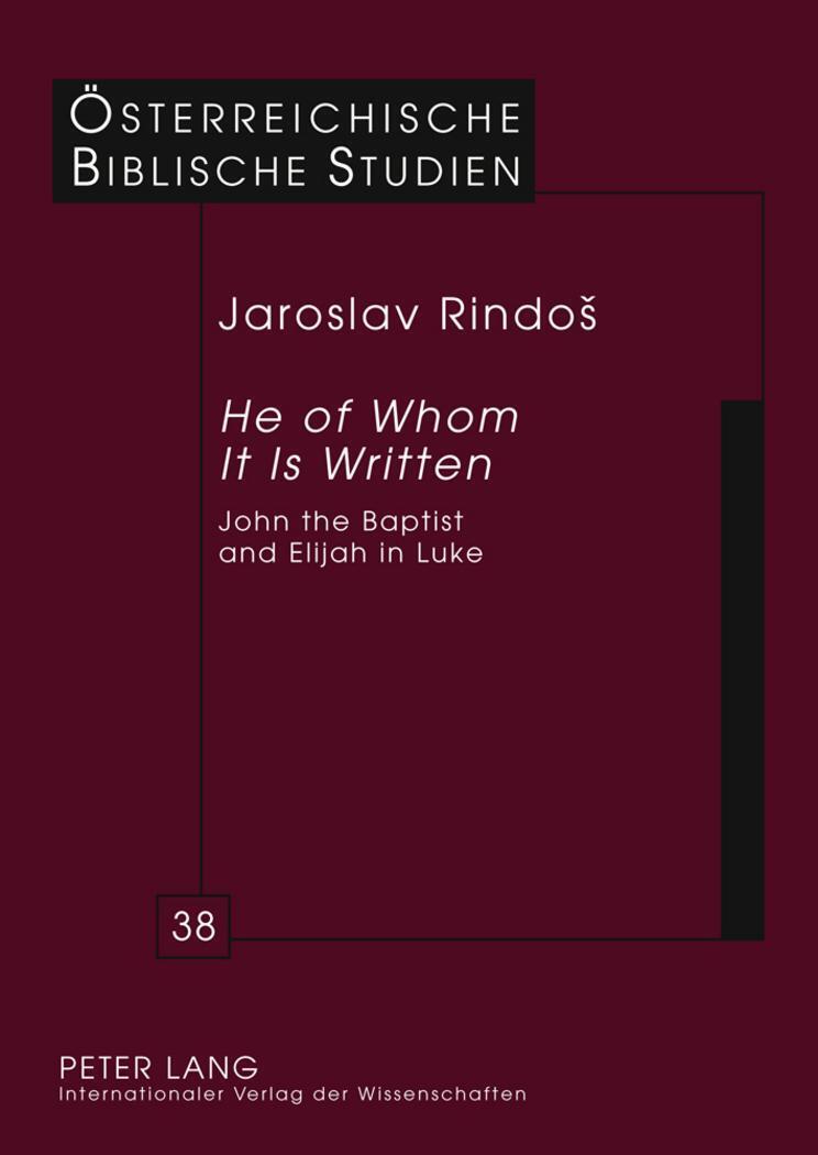 Thumbnail - Jaroslav Rindos | «he Of Whom It Is Written» | Buch | Englisch (2010)