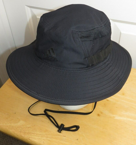 Adidas Aeroready Victory Black Bucket Hat Unisex S/M Golf Fishing Hiking