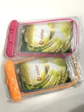 2 Waterproof Phone Bag Pouch Underwater Swimming Cell Phone Case Cover Dry Bag