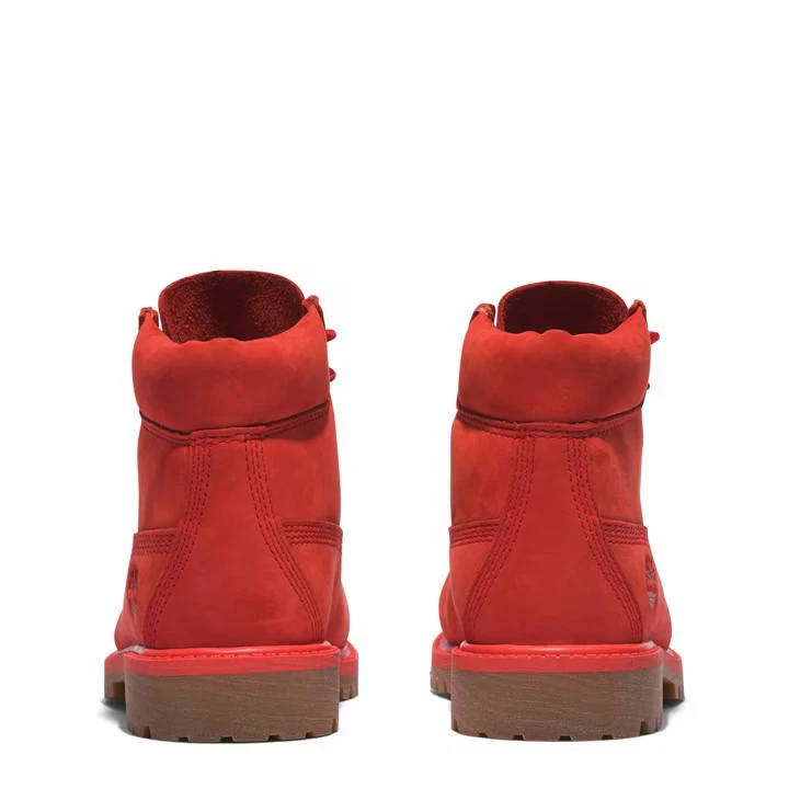 Timberland Niños Rojo 50Th Aniversario Edición Premium 15.2cm Impermeable Botas - Imagen 4 de 4