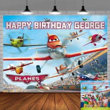 Disney Planes Personalised Custom Banner Backdrop Party Decoations Birthday Gift