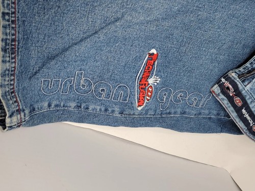 Rough Rider Technofusion Urban Gear Jean Shorts Size 33 100% Cotton In Good Cond - Picture 4 of 10