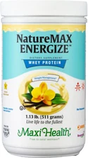 Maxi Health Naturemax Energize Whey Protein - Creamy Vanilla Meal Replacement Da