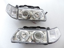 1990-1991 Honda Civic 4dr Projector Led Headlights Clear Corner Light 9091 1990-1991 Honda Civic 4dr Projector Led Headlights Clear Corner Light 9091
