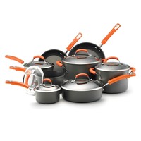 Rachael Ray Hard Anodized Ii Nonstick Dishwasher Safe 14-piece Cookware Set, on sale Rachael Ray Hard Anodized Ii Nonstick Dishwasher Safe 14-piece Cookware Set, on sale