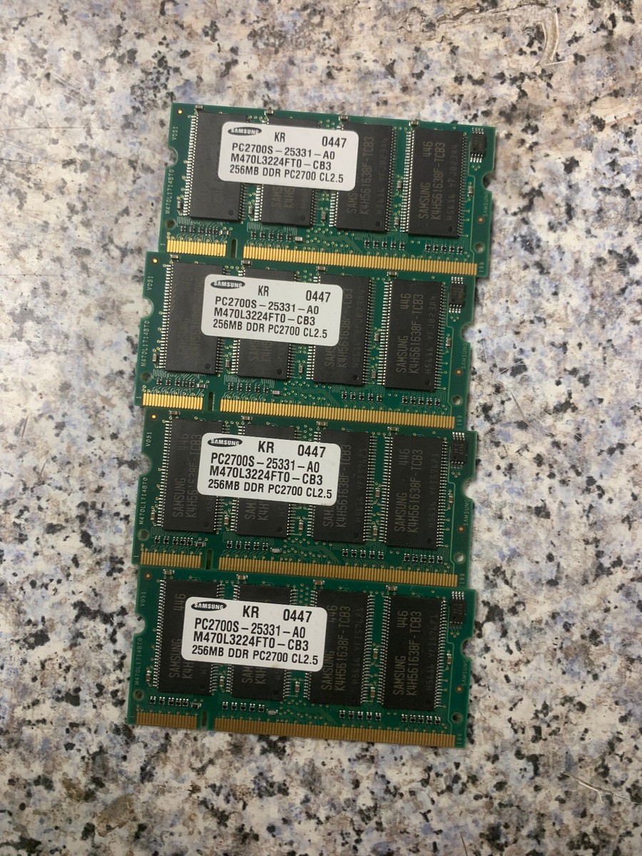 Samsung M470l3224ft0-cb3 256mb DDR Pc2700 Memory RAM for