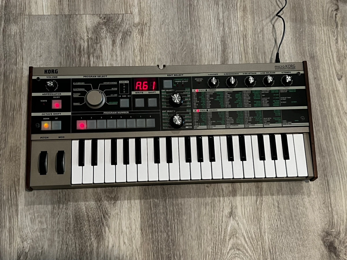 Korg MicroKorg Synthesizer / Vocoder | eBay