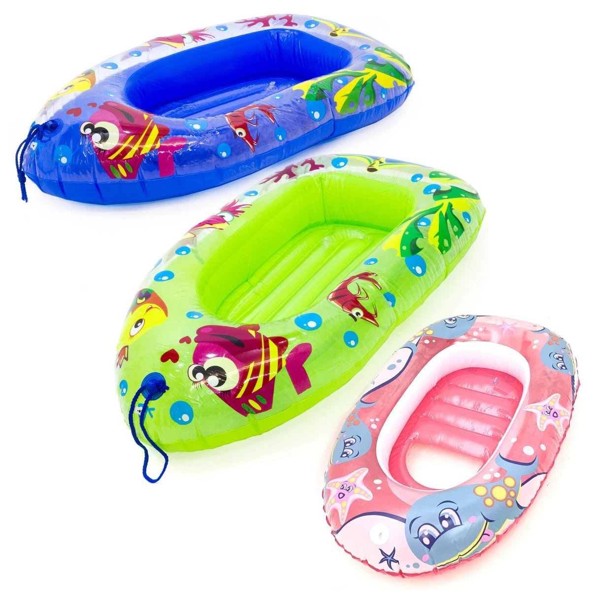 Kids Rubber Dinghy Holiday Sport Watersports Child Boys Girls Puncture Resist