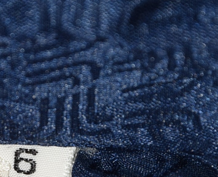 WOMEN'S VINTAGE LANVIN BLOUSE SHIRT JL MONOGRAM SIZE 6 (S-M) P2P 19" MADE IN USA