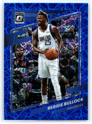 Reggie Bullock 2021-22 Panini Donruss Optic Blue Velocity Prizm #125