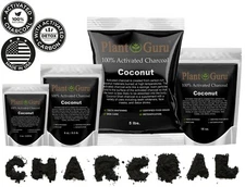 Activated Charcoal Powder Organic 100% Natural Food Grade Bulk Teeth Whitening
