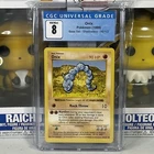 CGC 8 NM/Mint Onix Pokémon (1999) Base Set Shadowless 56/102 Non Holo