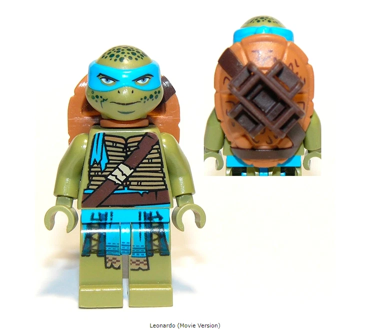 LEGO Minifigure Leonardo (Movie Version) Teenage Mutant Ninja Turtles Inv  226