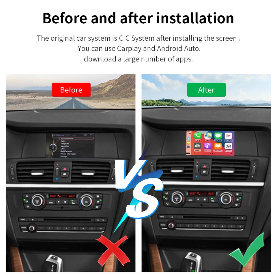 Wireless CarPlay Android Auto Interface für BMW With CIC X3 F25 Z4 E89 - Bild 3 von 4