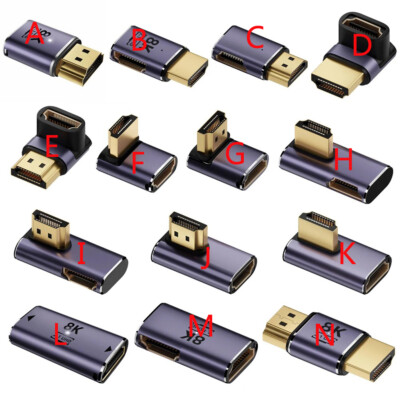 Adapter HDMI Male to Female Converter Cable 8K Compatible Extender HDTV Laptop