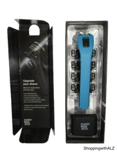 NEW Every Man Jack Blue Razor Set for Men 4 Refill Cartridges Display Stand