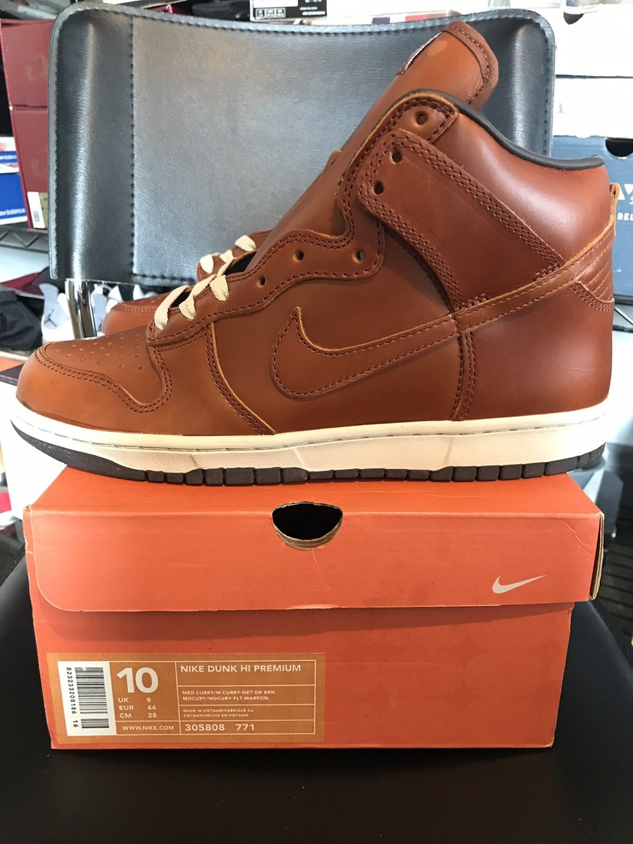 2003 Nike Dunk High Premium Curry Size 10 | eBay