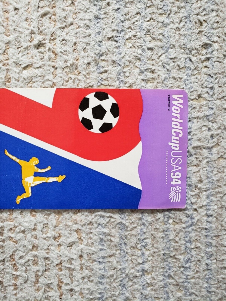 FIFA World Cup 1994 Final (Brazil vs. Italy) Stub Ticket | eBay FIFA World Cup 1994 Final (Brazil vs. Italy) Stub Ticket | eBay