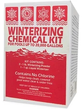 Swimming Pool Winter Kit Powder & Liquid Winterizing 20,000 gallon