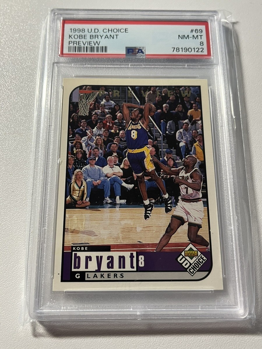 1998-99 Upper Deck Choice Preview Kobe Bryant #69 Short Print PSA