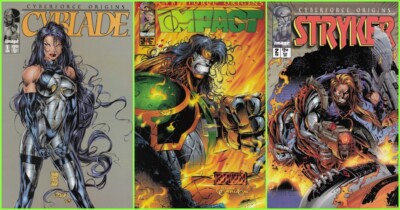 °CYBERFORCE ORIGINS #1 bis 3°1995 1st Michael Turner professional work in comics