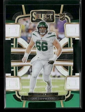 Joe Tippmann 2023 Panini Select Black and Green Prizms Die Cuts #78 Rookie