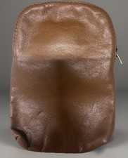 Vintage Bugatti Spare Pocket Brown Leather Po...