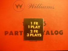 flipper  Williams : entrée de pièce