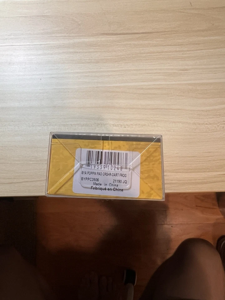 3 упаковки Booyah Poppin' Pad Crasher цвет для ловли окуня топовой воды - дротиковая лягушка - Изображение 3 из 4