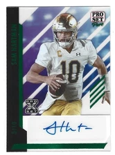 2024 Leaf Pro Set Pure Sam Hartman Base Holo Auto BA-SH1 Green 5/10📈