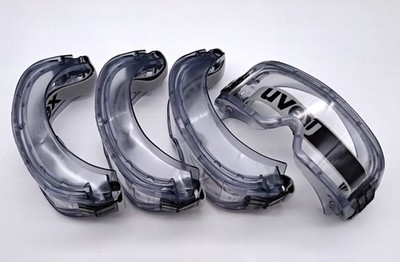 4er Set Schutzbrille Uvex Ultravision transp/grau Vollsichtbrille Arbeitsschutz