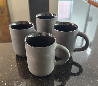 Theo Mug Designed By Francis Cayoutte For Stelton - Set Of 4  NEW